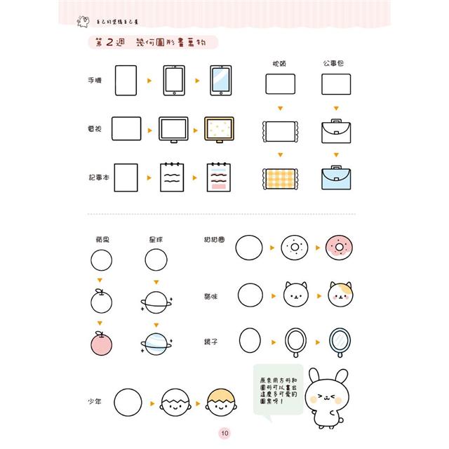 自己的塗鴉自己畫：超萌5000例，就是簡單可愛到爆炸！(附52個塗鴉教學影片)